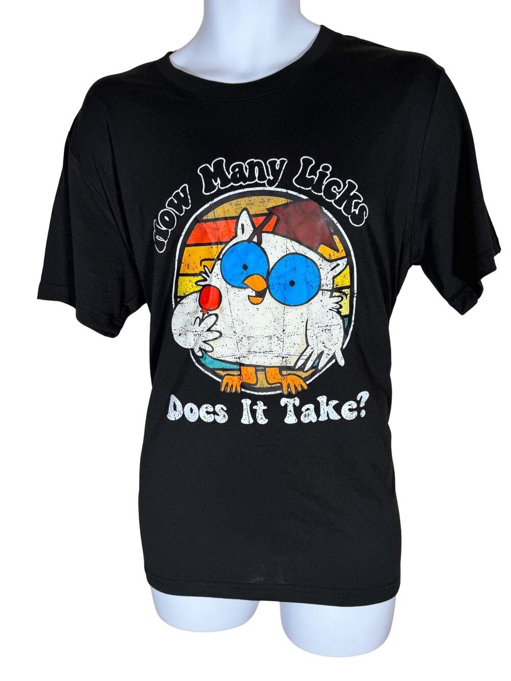 Tootsie Roll Mr. Owl How Many Licks Does It Take T-Shirt
